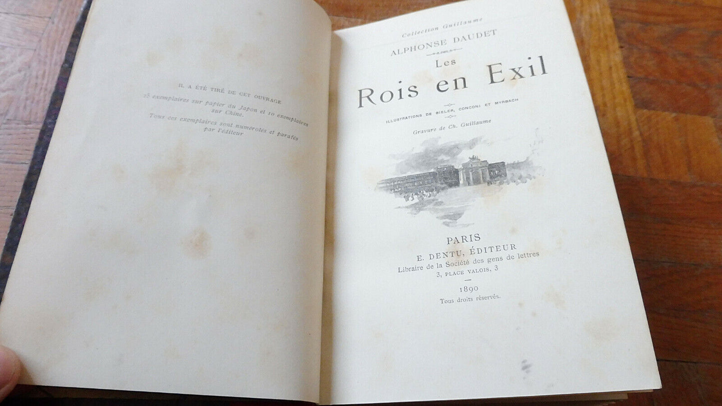 Les Rois en exil (Alphonse Daudet) 1890