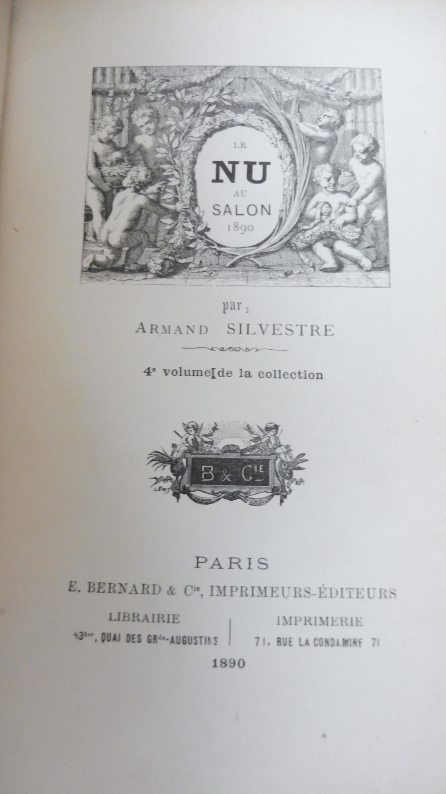 Le Nu au salon de 1880 (Armand Silvestre) 1890