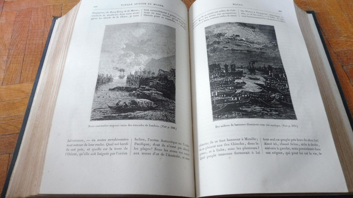 Voyage autour du monde (Comte de Beauvoir) 1878 AUSTRALIE, JAPON, PEKIN...
