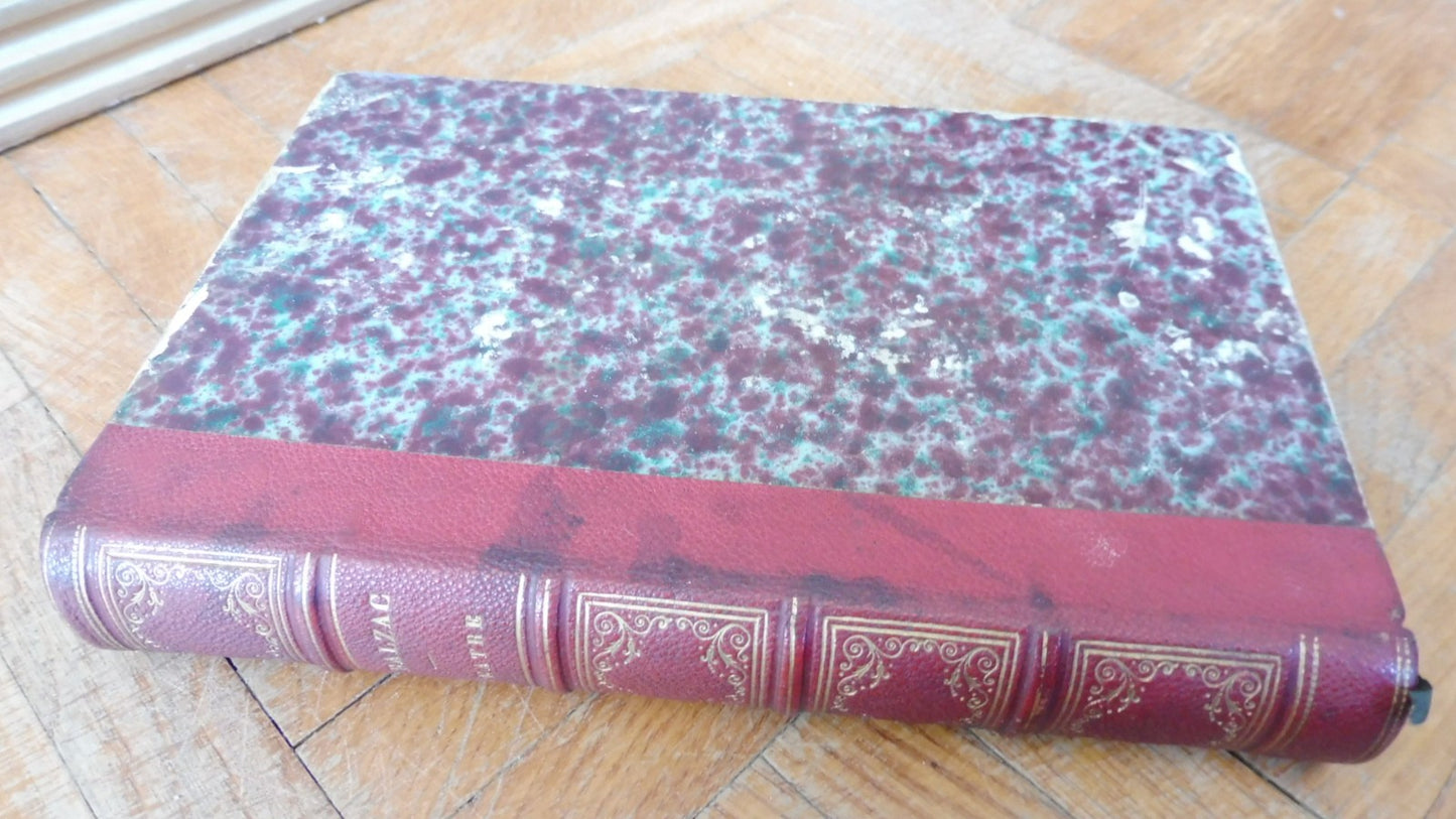 Théâtre de Balzac 1853 EO EDITION ORIGINALE PARTIELLE
