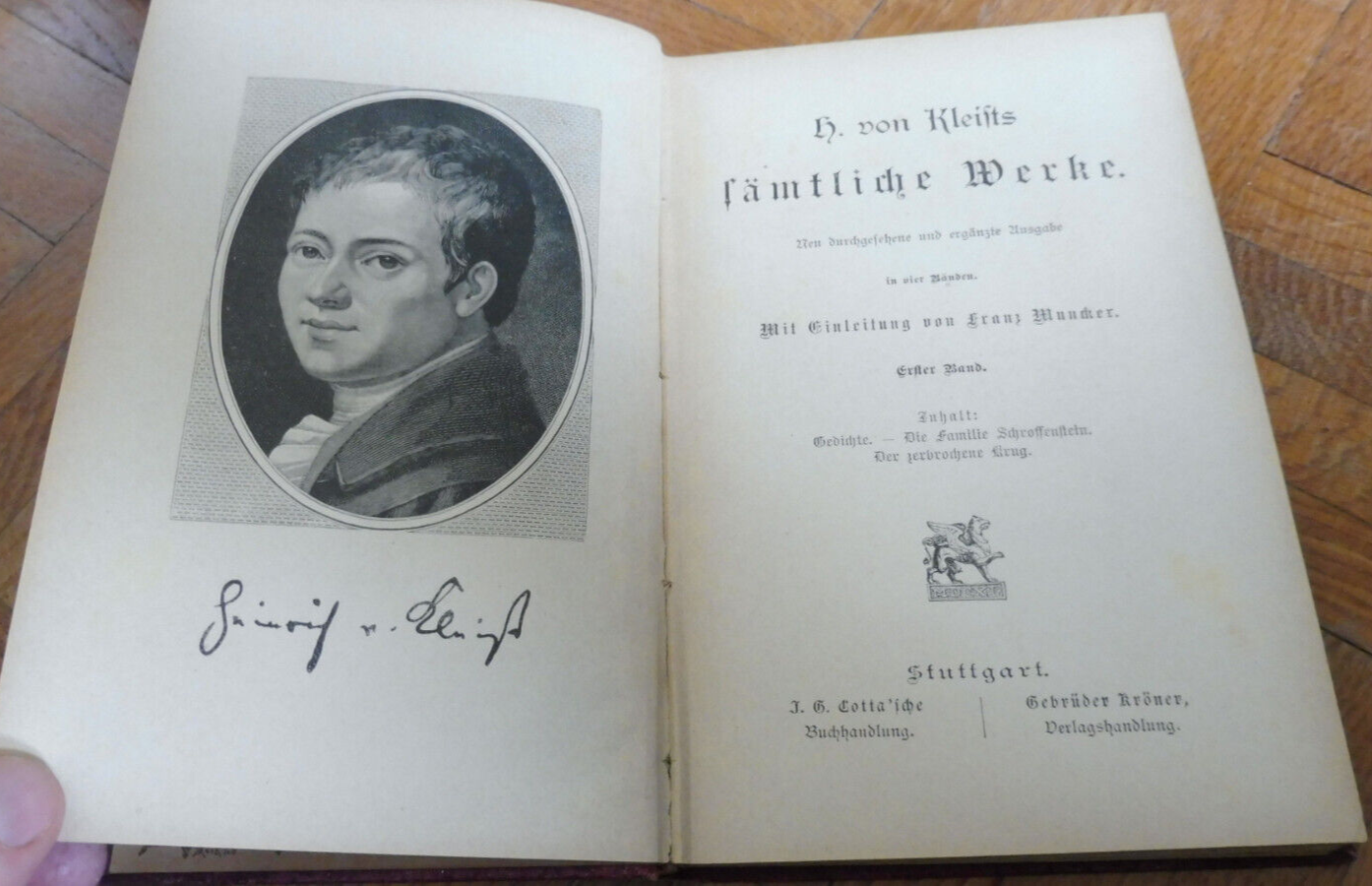 Kleists sämtlische Werke (Heinrich Von Kleist) 3 vol.