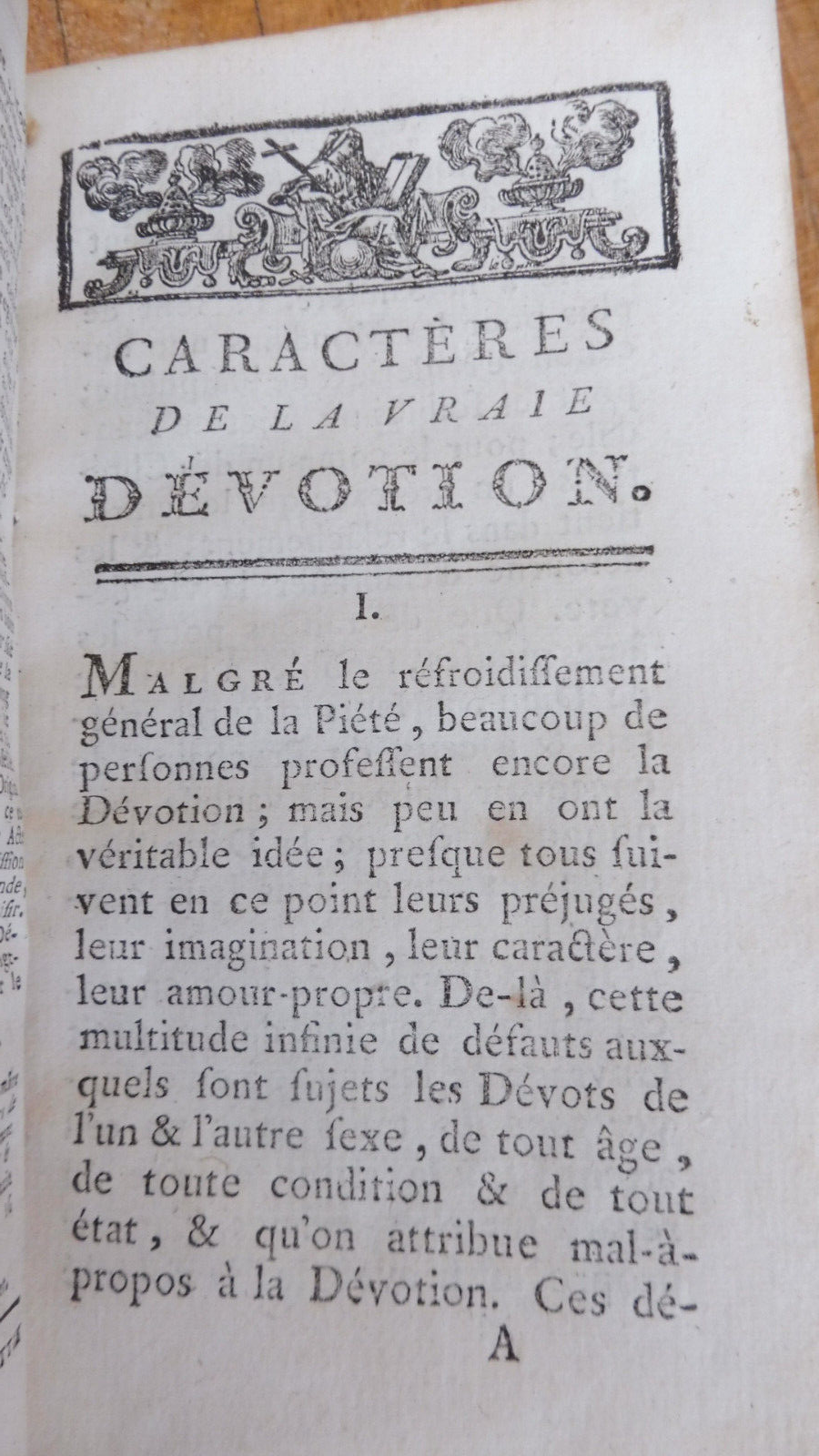 Caractères de la vraie dévotion (Abbé Grou) 1788