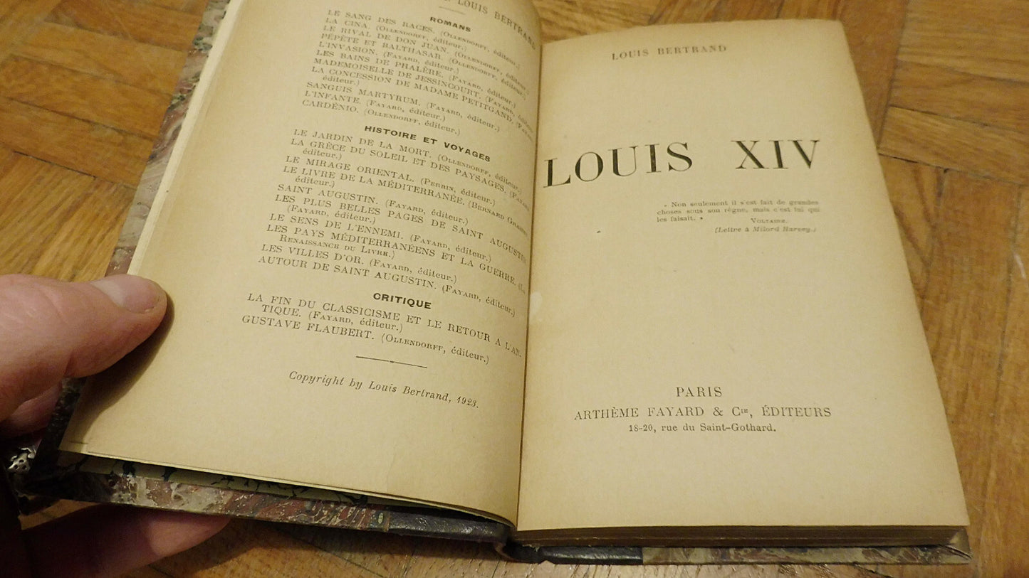 Louis XIV (Louis Bertrand) 1923