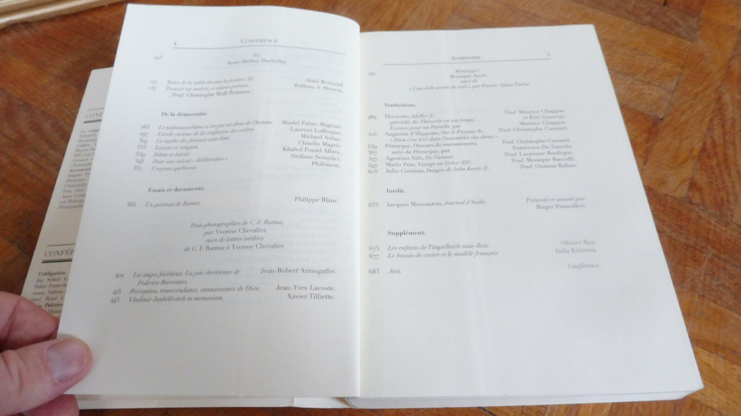 Revue Conférence n°22 (2006)