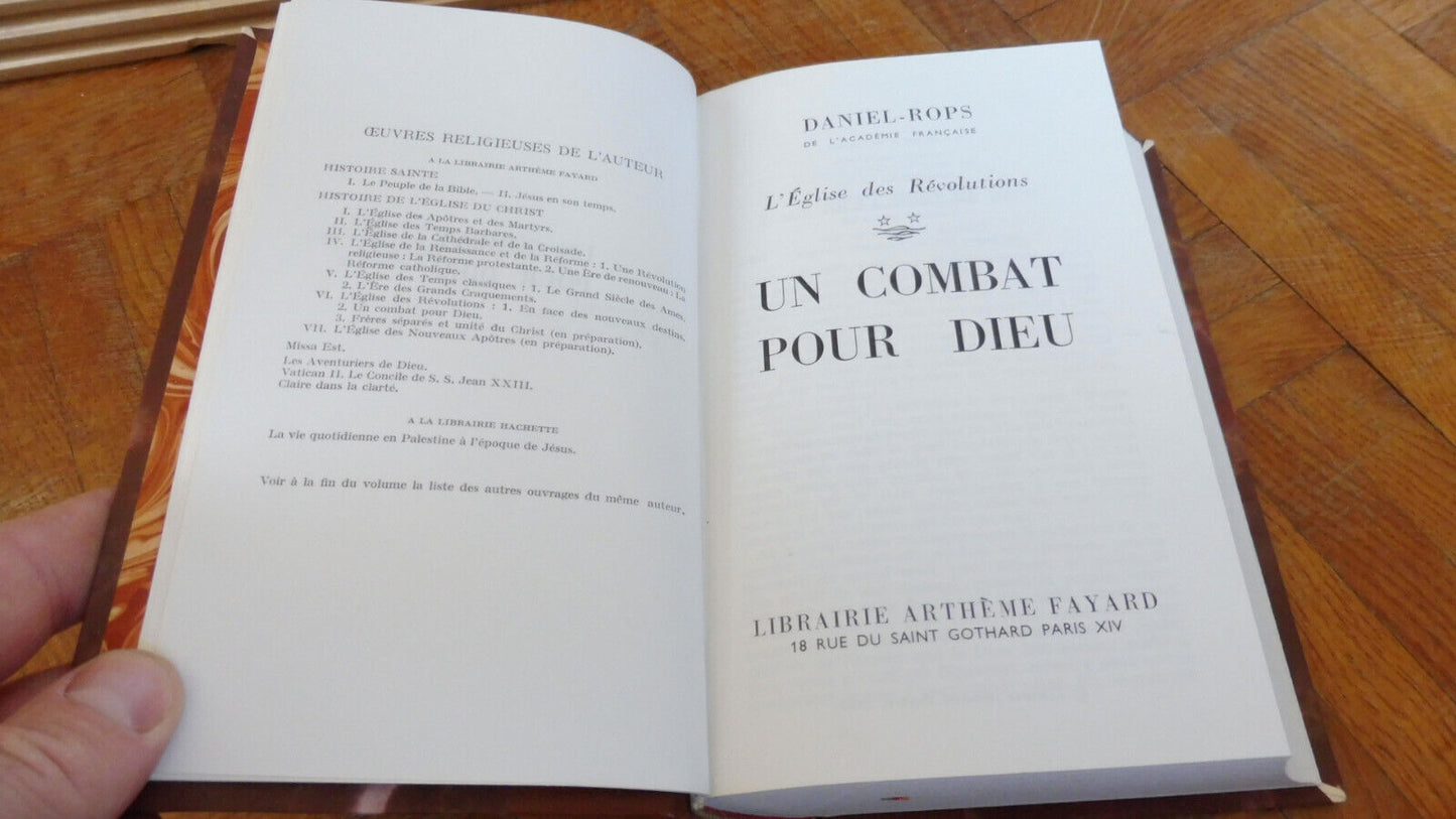 Un Combat pour Dieu (Daniel Rops) 1963