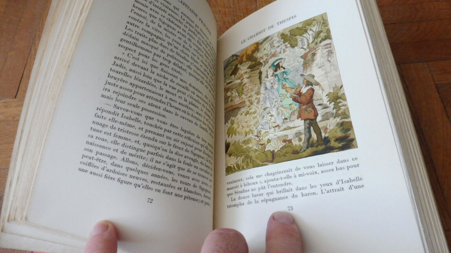 Le Capitaine Fracasse (Théophile Gautier) s.d. 3/3 illus. Touchet