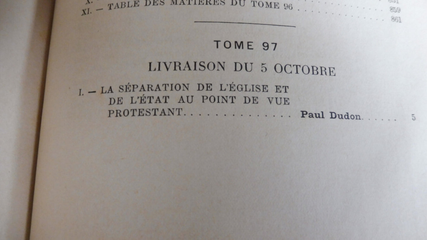 Etudes des jésuites octobre, novembre, décembre 1903