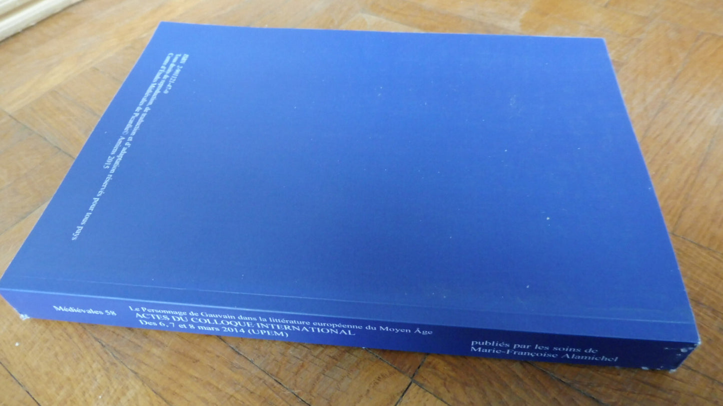 Le Personnage de Gauvain dans la littérature du Moyen Âge (Alamichel dir.) 2015