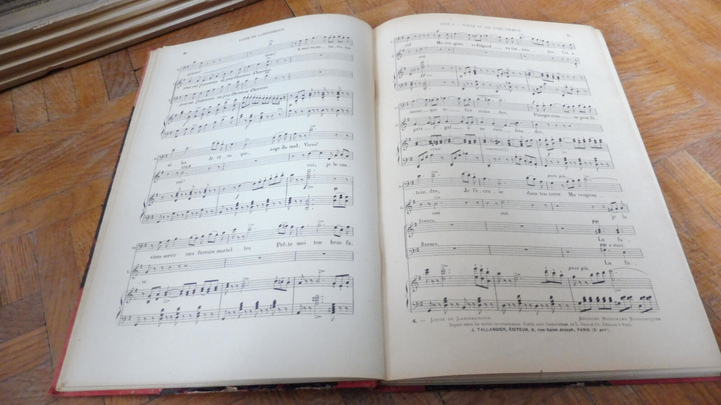 Lucie de Lammermoor (Donnizetti) s.d. PARTITION