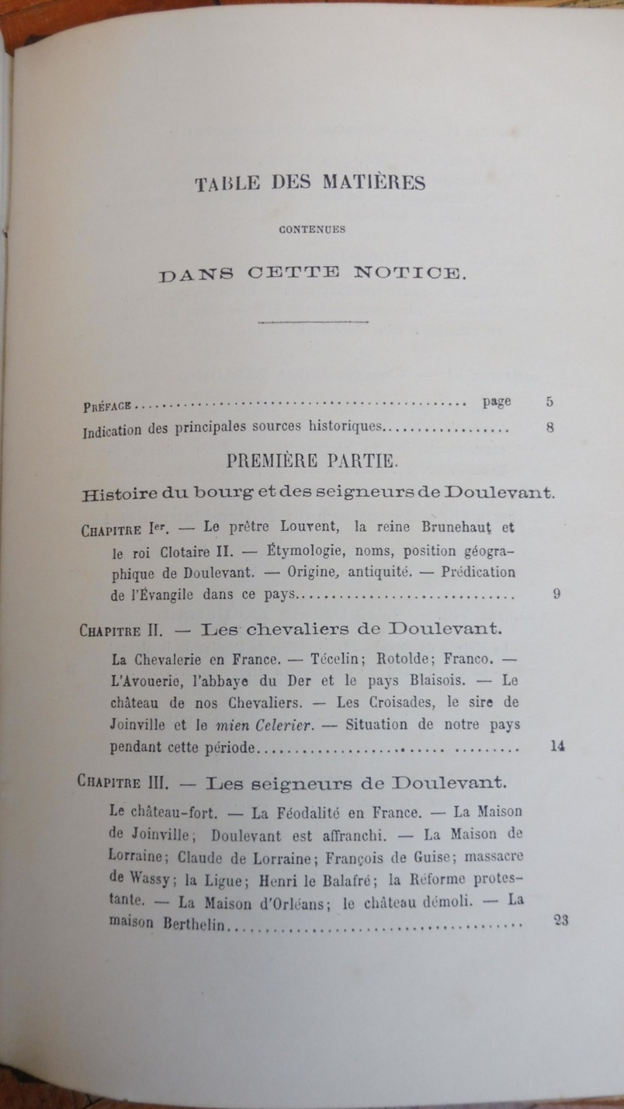 Notice historique de Doulevant-le-Château (Didier) 1871 HAUTE-MARNE