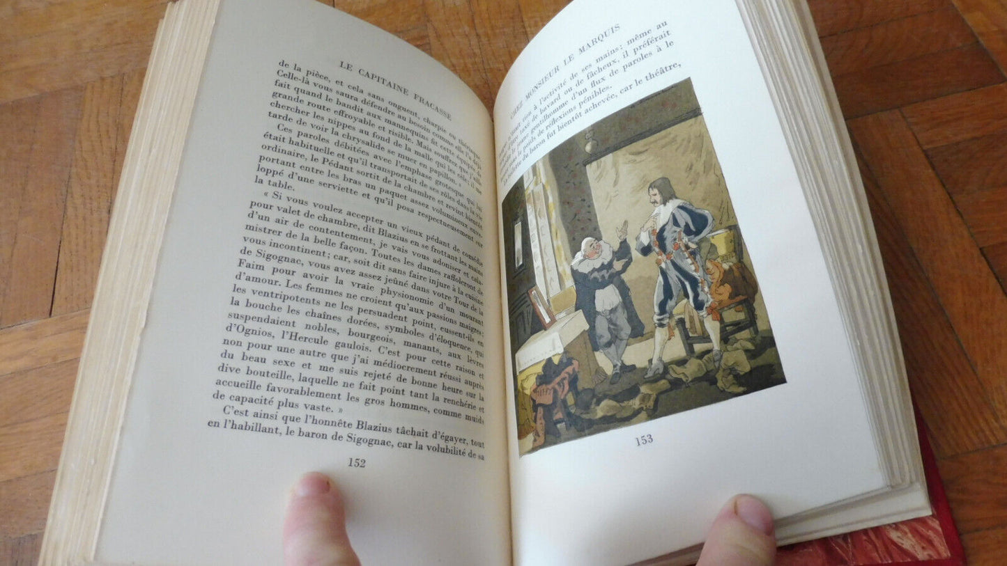 Le Capitaine Fracasse (Théophile Gautier) s.d. 3/3 illus. Touchet