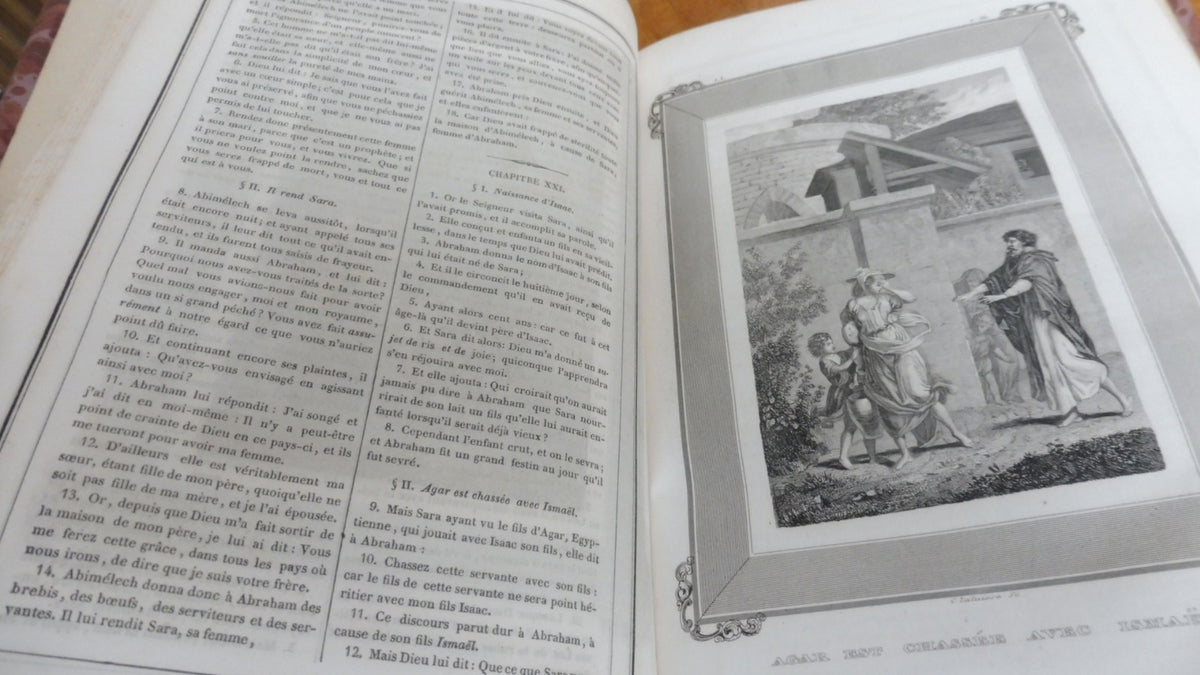 La Bible. Ancien Testament (Le Maistre de Sacy) 1834-35 illus. Lalaisse...