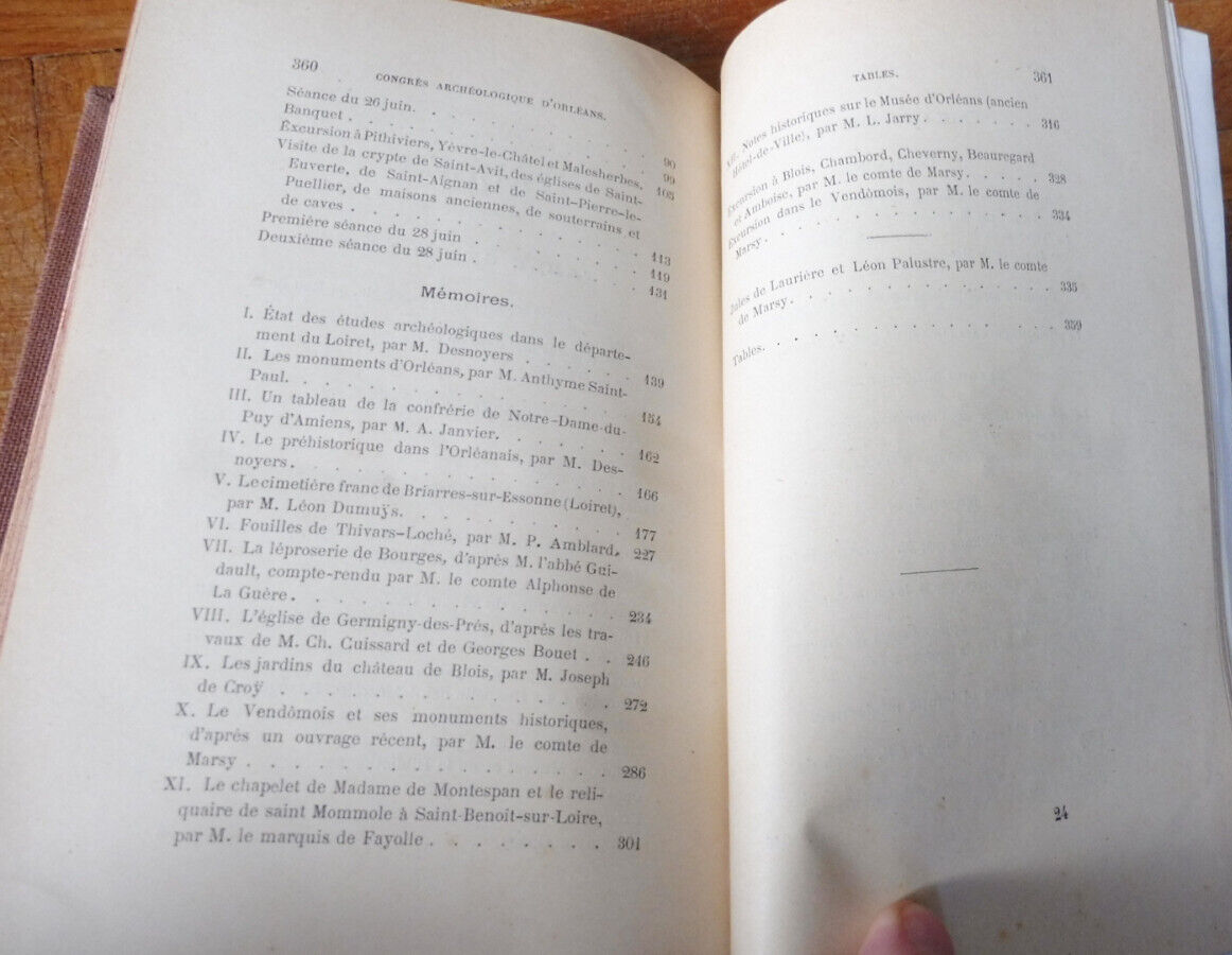 Mémoires de la Société archéologique de l'Orléanais 1895