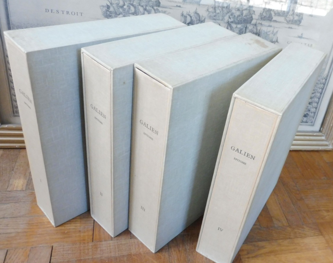 Epitome en quatre parties (Galien) 1962 4/4 illus. Chièze
