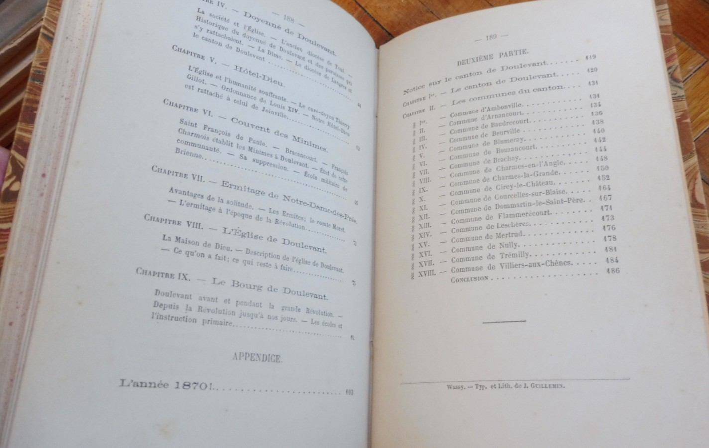 Notice historique de Doulevant-le-Château (Didier) 1871 HAUTE-MARNE