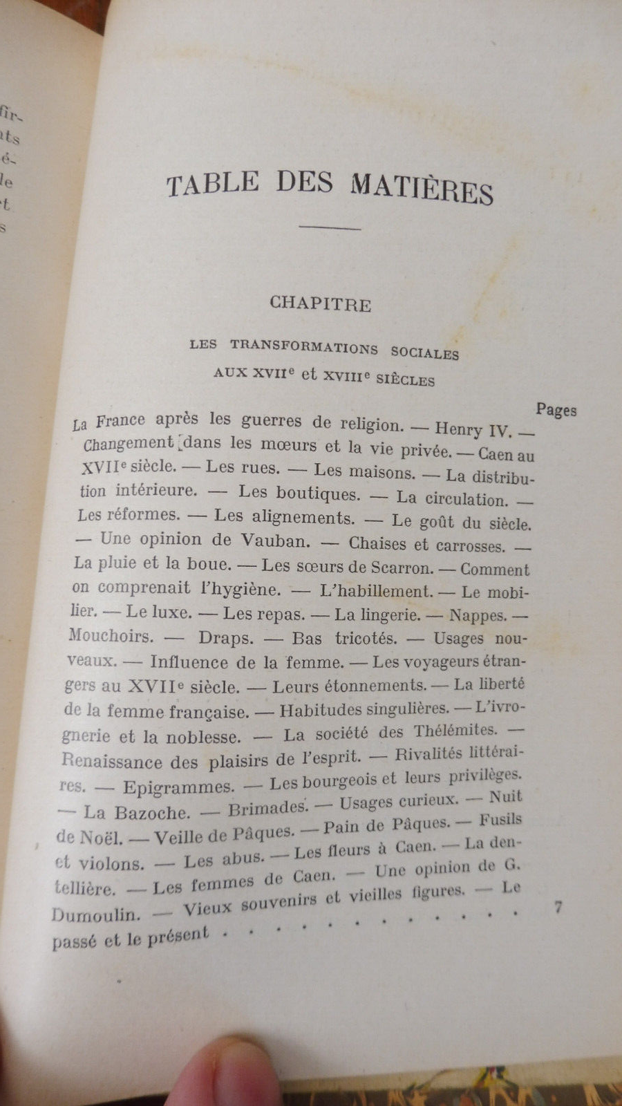 La Vie publique à privée à Caen aux XVIIe et XVIIIe (G. Vanel) 1912