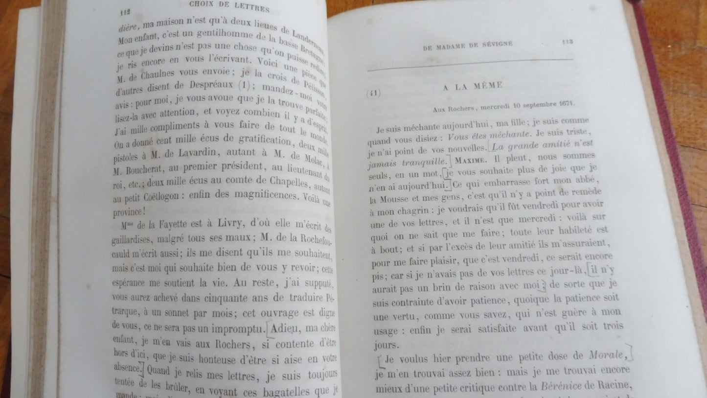 Lettres de Madame De Sévigné s.d.