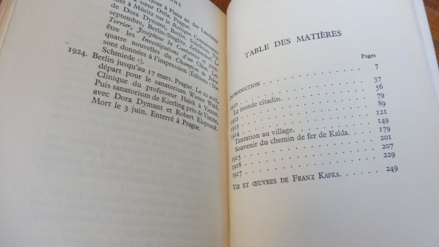 Tentation au village (Franz Kafka) 1953