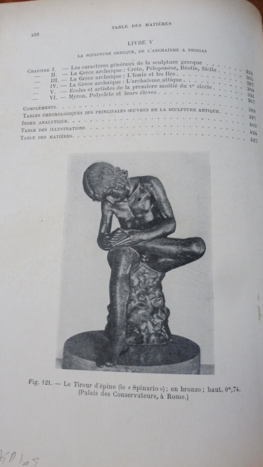 La Sculpture antique des origines à Phidias (Charles Picard) 1923