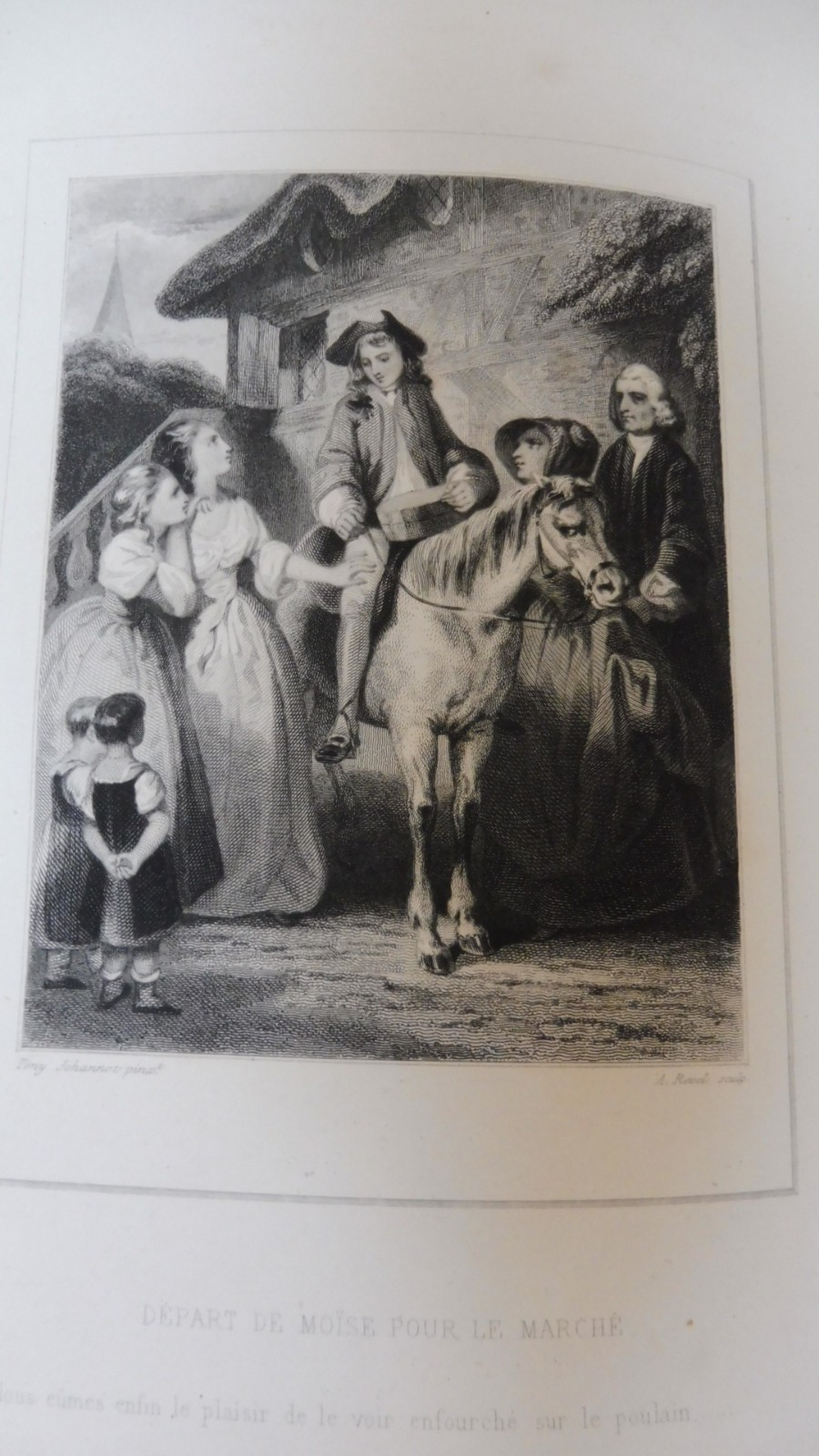 Le Vicaire de Wakefiled (Goldsmith) 1844 illus. Johannot
