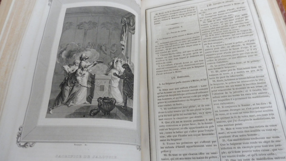 La Bible. Ancien Testament (Le Maistre de Sacy) 1834-35 illus. Lalaisse...