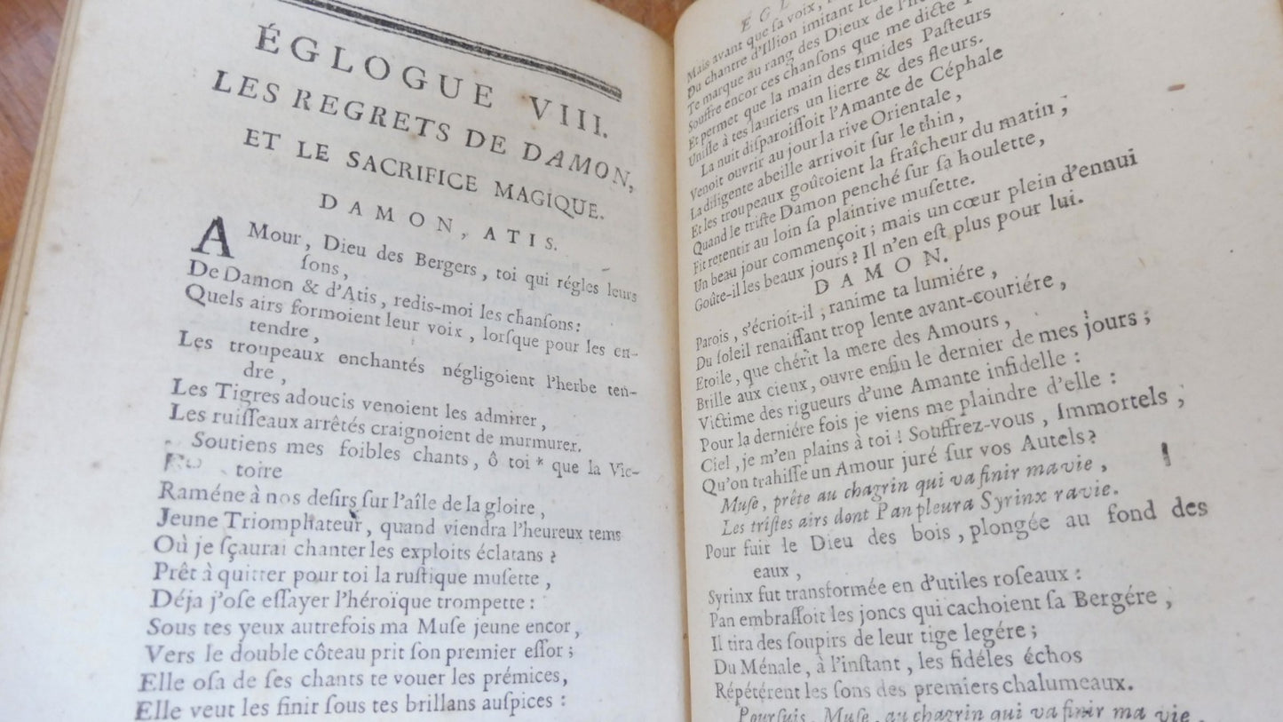 Oeuvres de Monsieur Gresset 1755 2 tomes. en 1 vol.