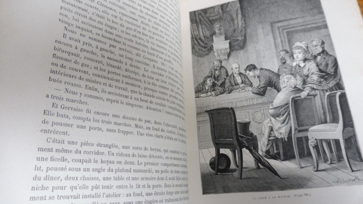 L'Assommoir (Emile Zola) s.d. [1878] 1ère édition illustrée