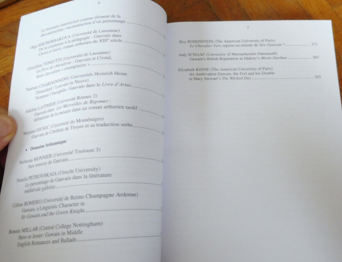 Le Personnage de Gauvain dans la littérature du Moyen Âge (Alamichel dir.) 2015