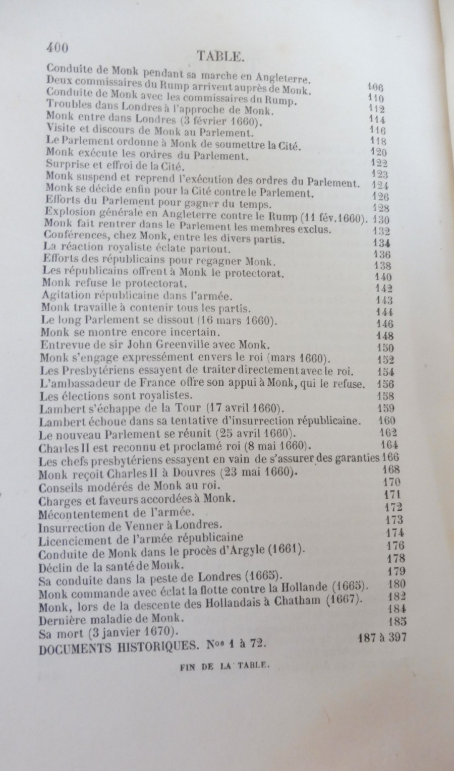 Monk (François Guizot) 1851 HISTOIRE ANGLETERRE