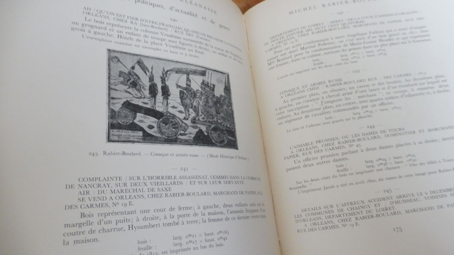 L'Imagerie orléanaise (Auguste Martin) 1928 NUMEROTE