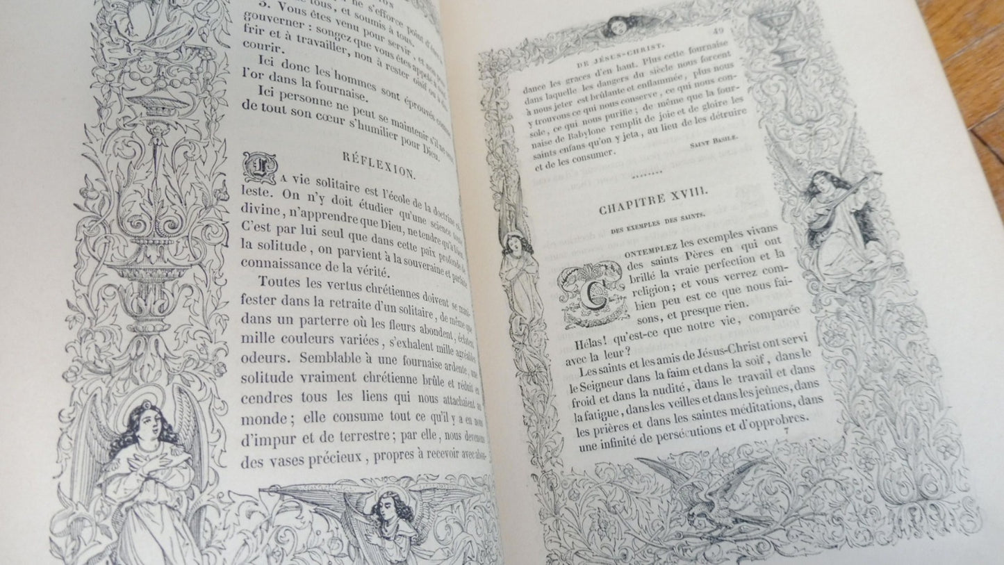 Imitation de Jésus-Christ (Dassance trad.) 1836 illus. Johannot et Cavelier