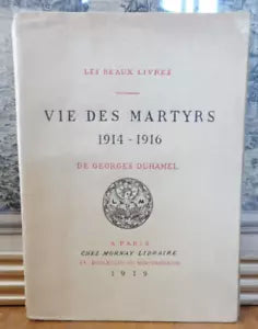 Vie des Martyrs (Georges Duhamel) 1919 illus. Lébédeff VELIN