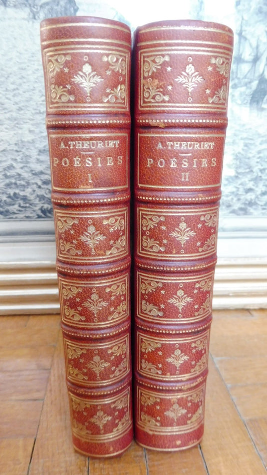 Poésies de Theuriet 1896 2 vol.