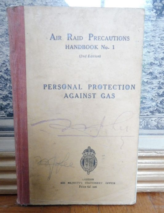 Personal protection against gas 1938
