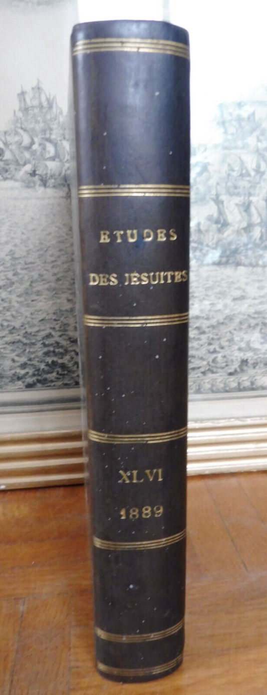 Etudes des jésuites janvier-avril 1889