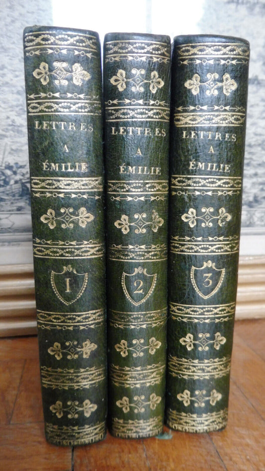 Lettres à Emilie sur la mythologie (Demoustier) 1817 3 vol.