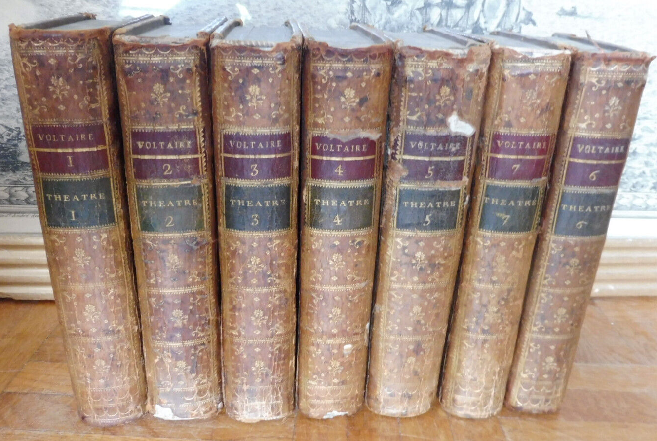 Théâtre de Voltaire 1785 7 vol.