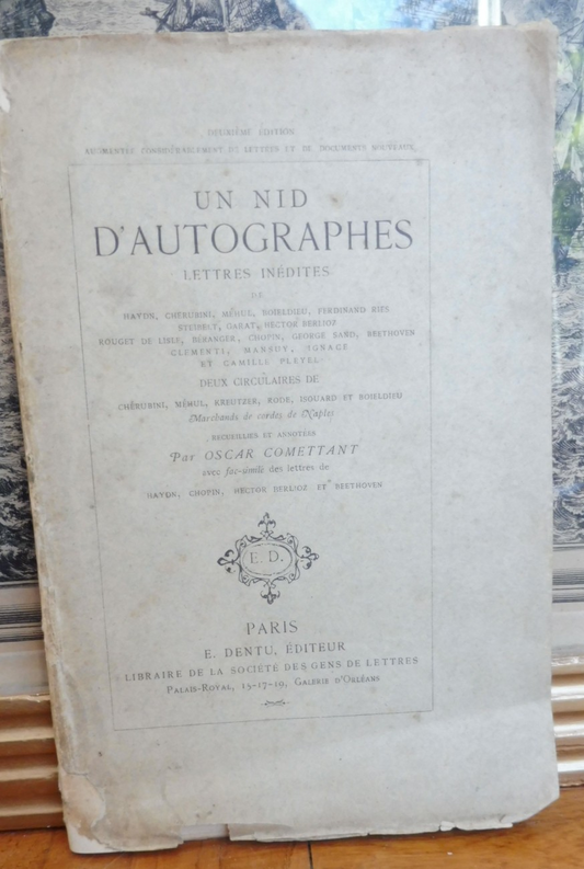 Un nid d'autographes (Oscar Commettant) 1886