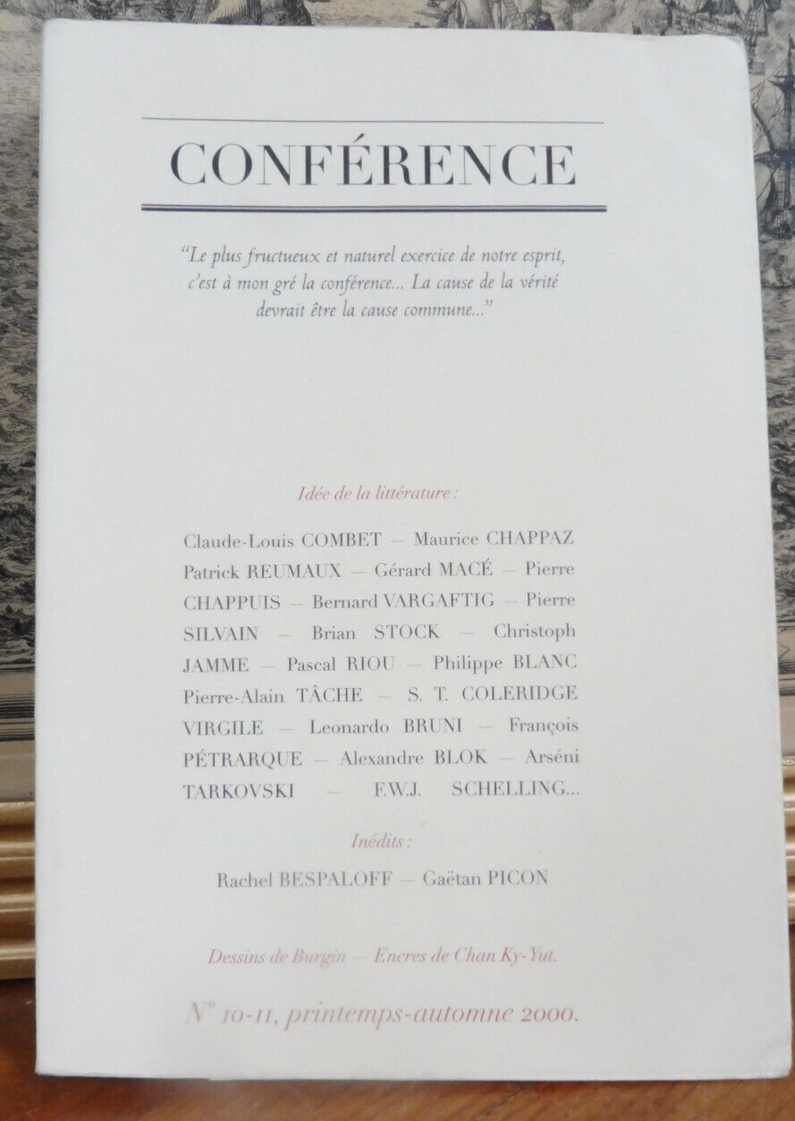 Revue Conférence n°10-11 (2000)