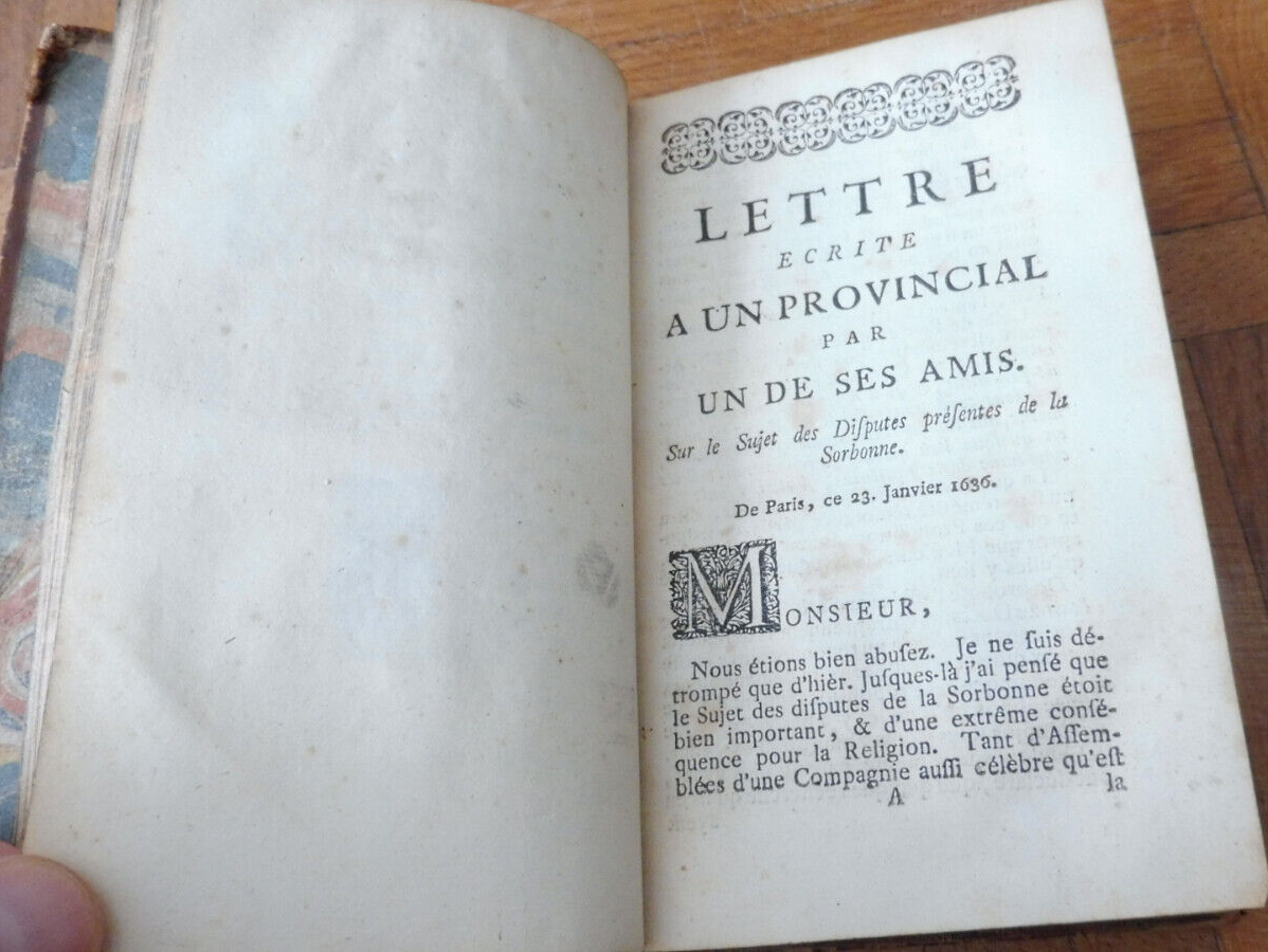 Les Provinciales (Blaise Pascal) 1738