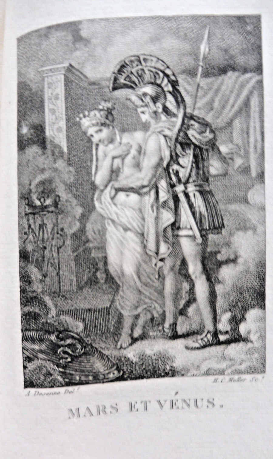 Lettres à Emilie sur la mythologie (Demoustier) 1817 3 vol.