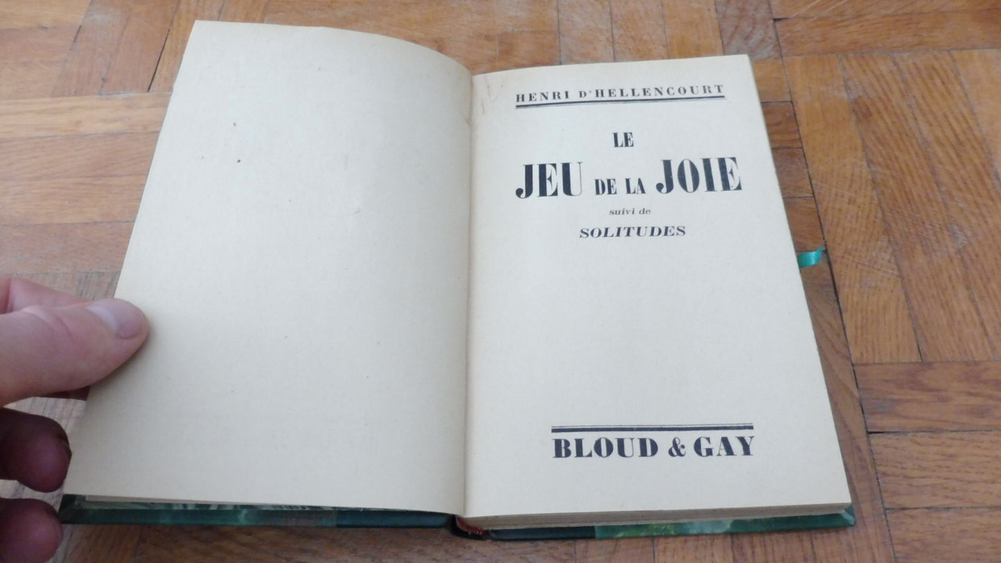 Le Jeu de la joie (Henri d'Hellencourt) 1946