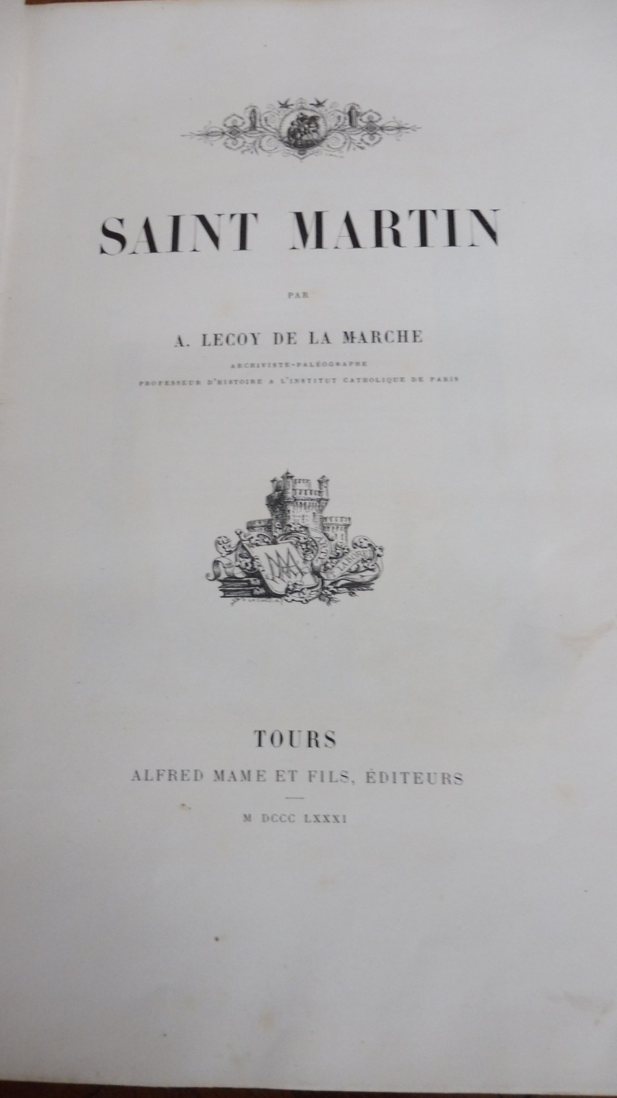 Saint Martin (Lecoy De La Marche) 1881