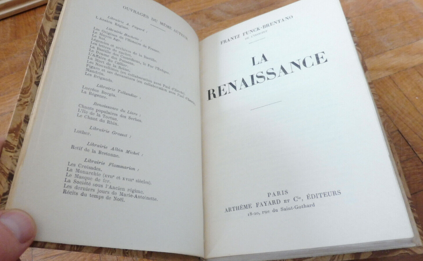 La Renaissance (Funck-Brentano) 1935
