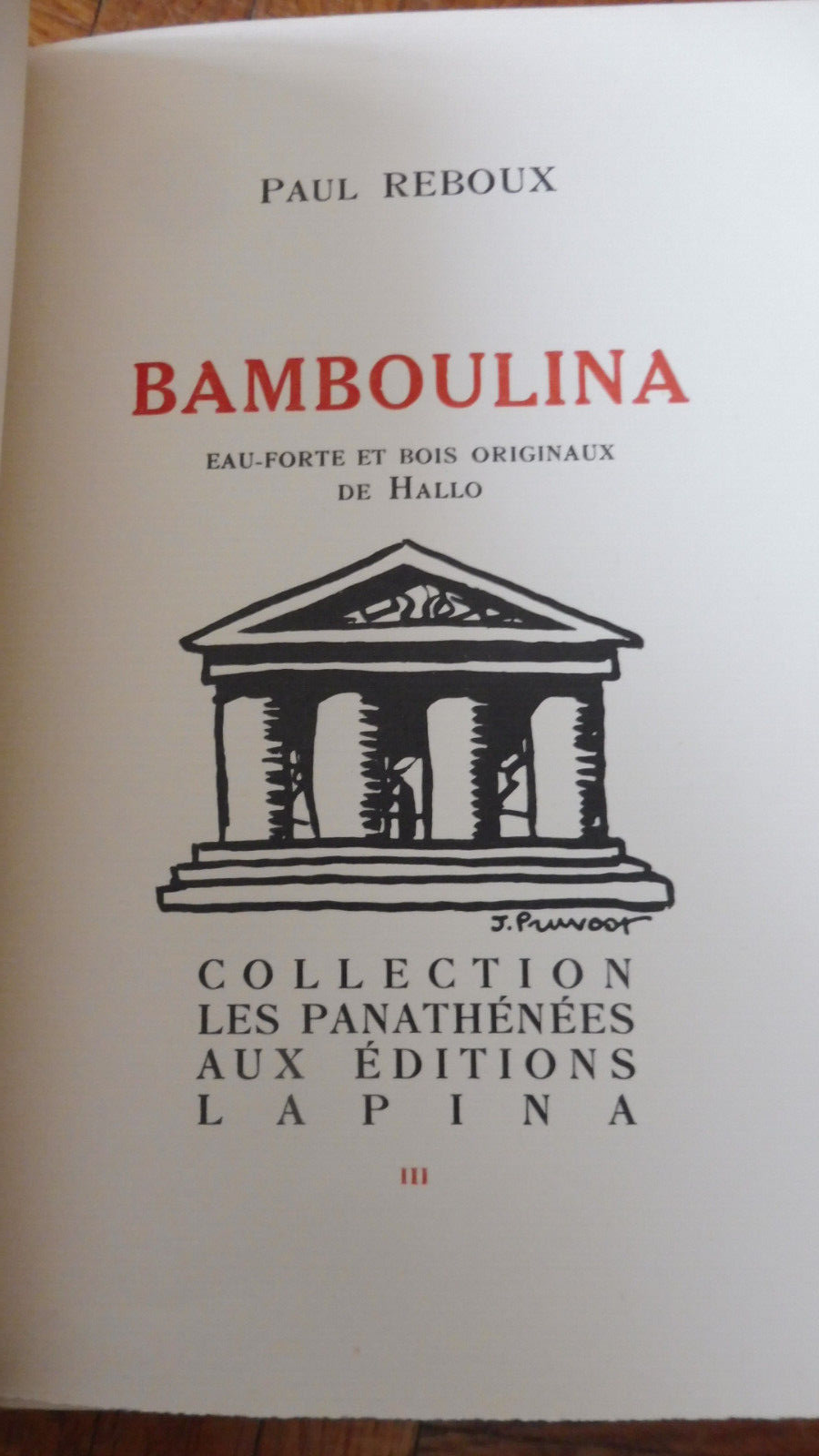 Bamboulina (Paul Reboux) 1926 illus. Hallo RELIURE SERPENT
