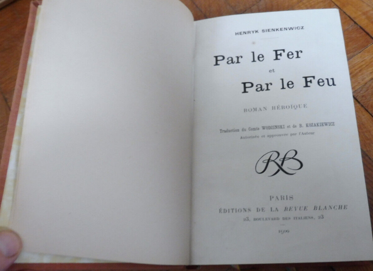 Par le fer et par le feu (H. Sienkenwicz) 1900