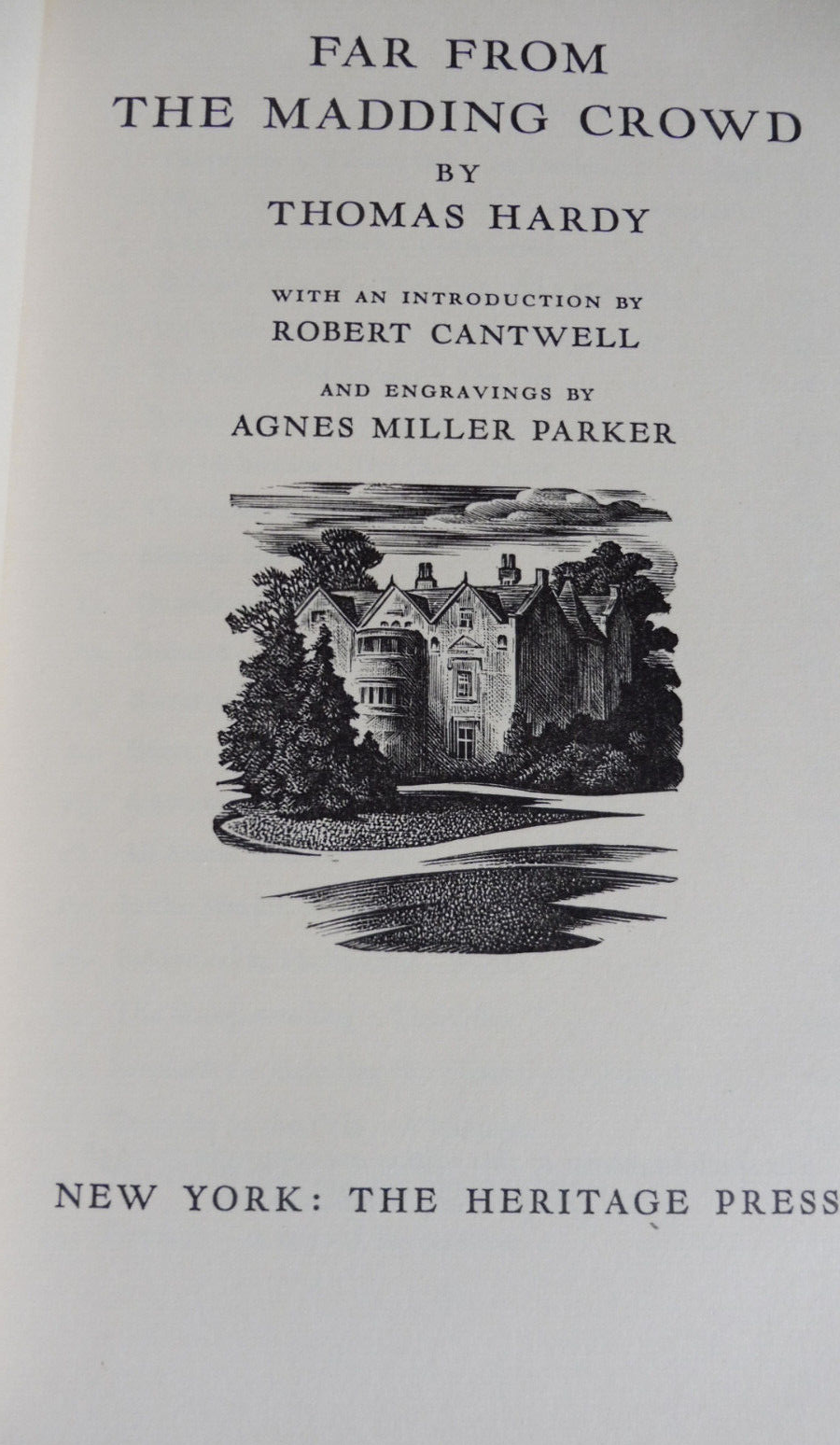 Far from the madding crowd (Thomas Hardy) 1958 illus. A. Miller Parker