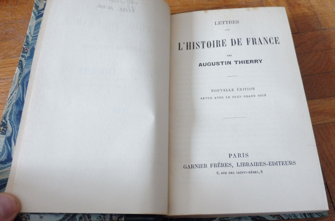 Lettres sur l'histoire de France (Augustin Thierry) s.d.