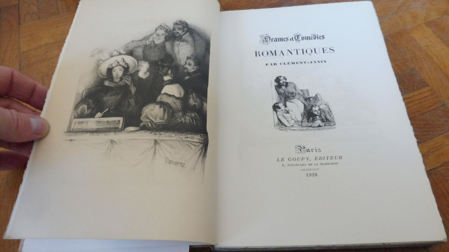Drames et comédies romantiques (Clément-Janin) 1928