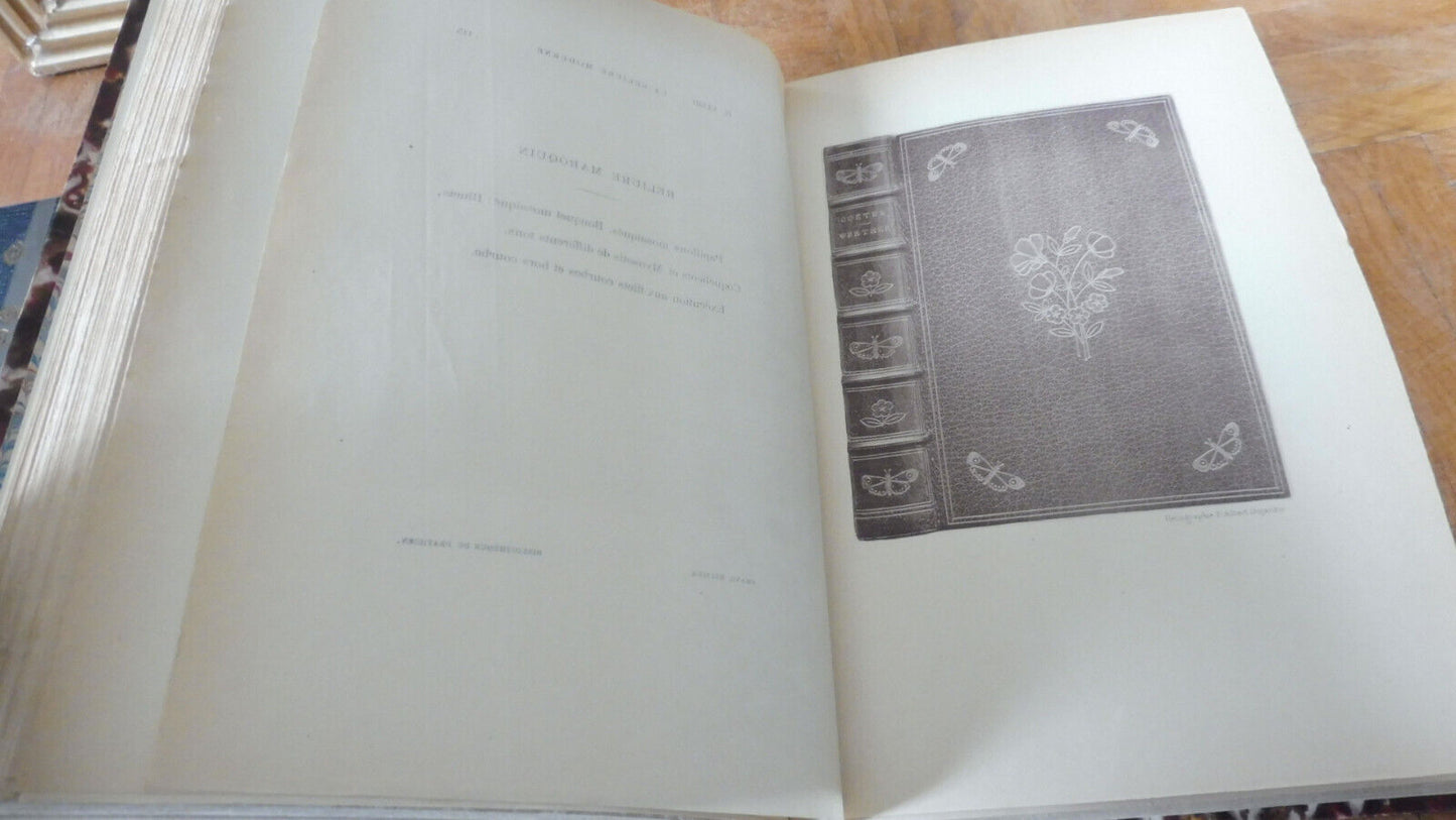 La Reliure moderne (Octave Uzanne) 1887 VELIN BIBLIOPHILIE